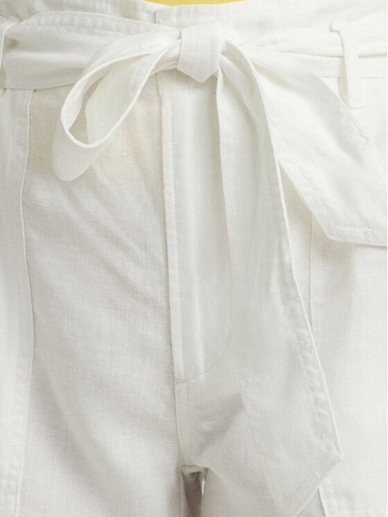 LAUREN RALPH LAUREN Lauren Ralph Lauren Szövet rövidnadrág 200862093001 Fehér Relaxed Fit