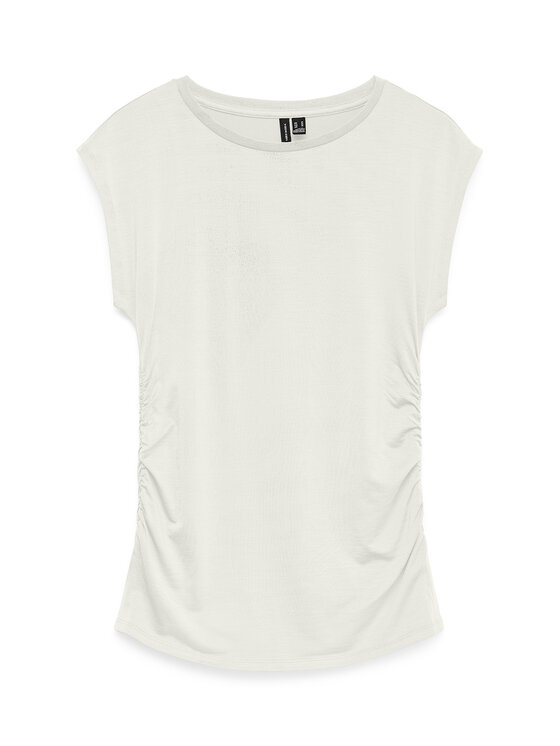 Vero Moda Vero Moda Marškinėliai Avasarah 10342876 Balta Slim Fit