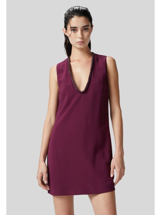 PINKO PINKO Vestito da giorno Abito donna gordes Bordeaux Comfort Fit