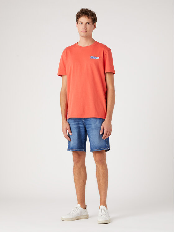 Wrangler Wrangler Pantaloncini di jeans Frontier W16WYLZ91 112331085 Blu Regular Fit