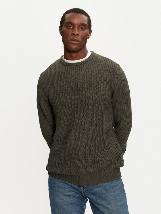 Brave Soul Brave Soul Pullover MK-230BINARY3 Grün Regular Fit
