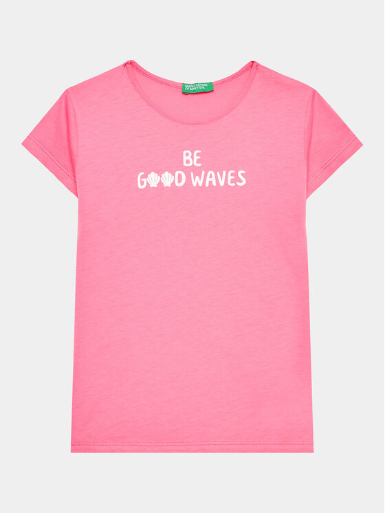United Colors Of Benetton Tricou 3096G1095 Roz Regular Fit
