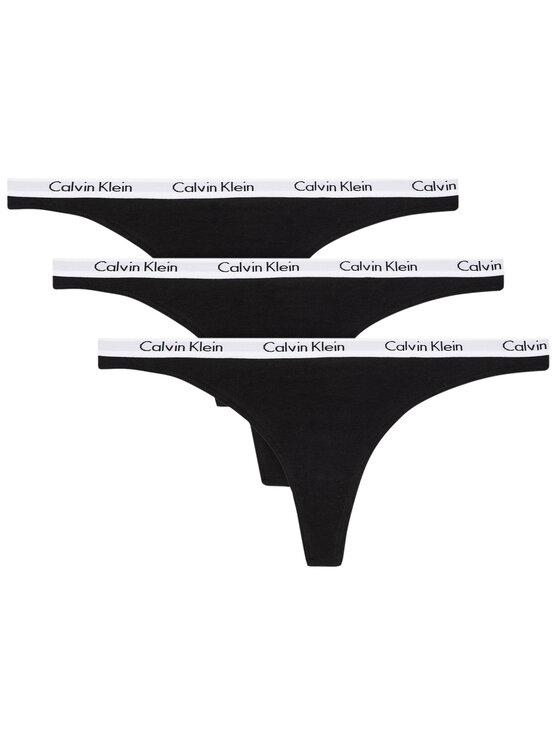 loyalty Publication Medal Calvin Klein Underwear Set 3 perechi de chiloți tanga 000QD3587E Negru •  Modivo.ro