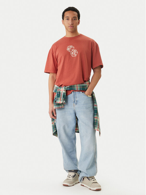 DC Shoes DC Shoes Футболка High Rollin EDYZT04367 Оранжевий Regular Fit