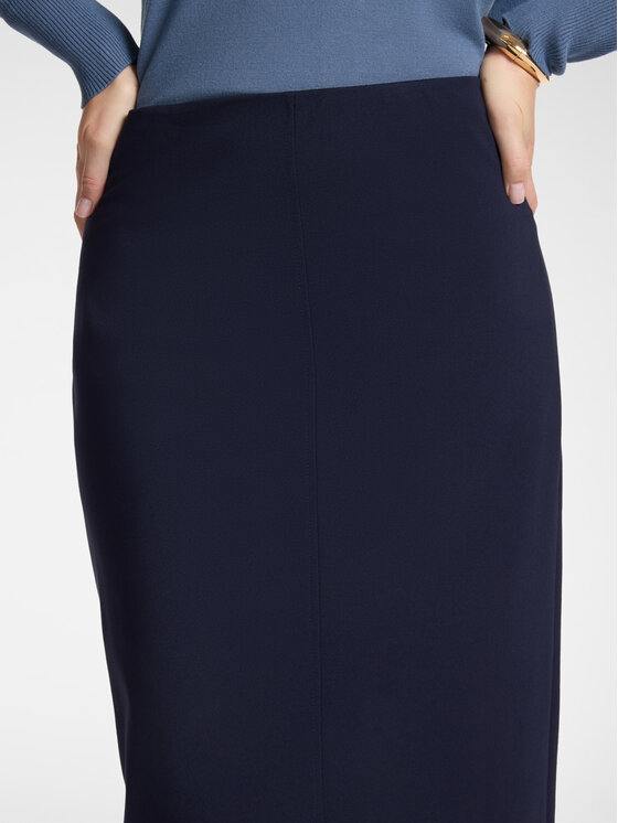 Elena Mirò Elena Mirò Gonna midi 1802Z100083N0H4 Blu Regular Fit