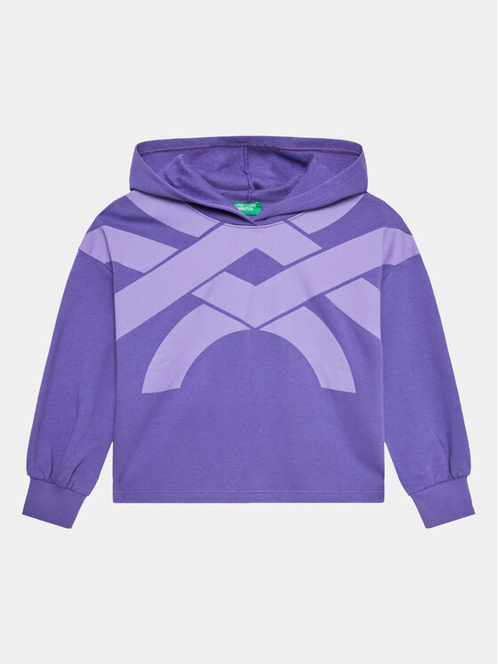United Colors Of Benetton United Colors Of Benetton Sweatshirt 3J68C202L Violett Regular Fit