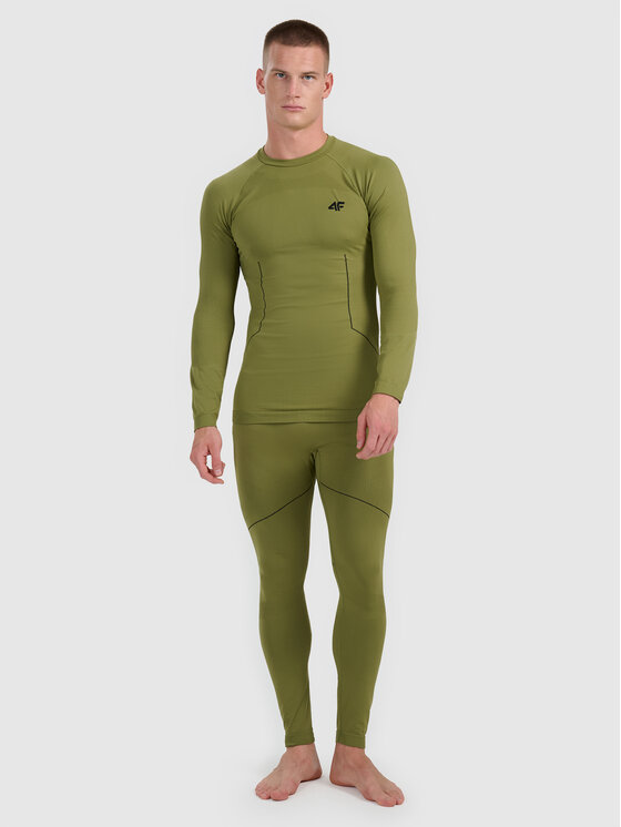 4F 4F Bielizna termoaktywna dolna APRES SKI Khaki