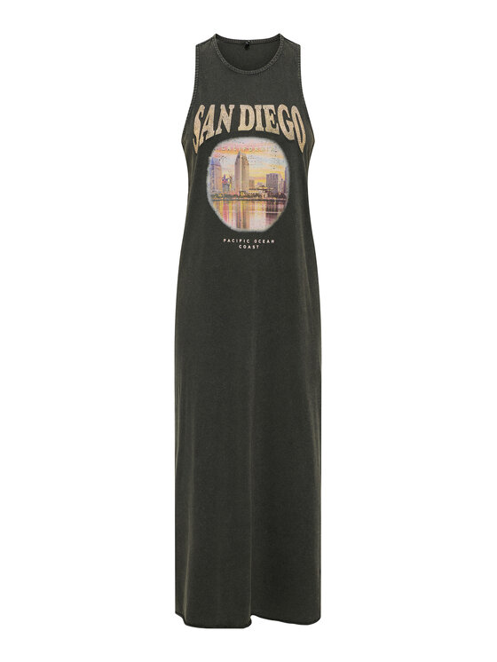 ONLY ONLY Kleid für den Alltag Lucy 15324373 Schwarz Regular Fit