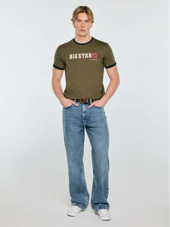 BIG STAR BIG STAR T-Shirt SUMMET Zielony Basic Fit