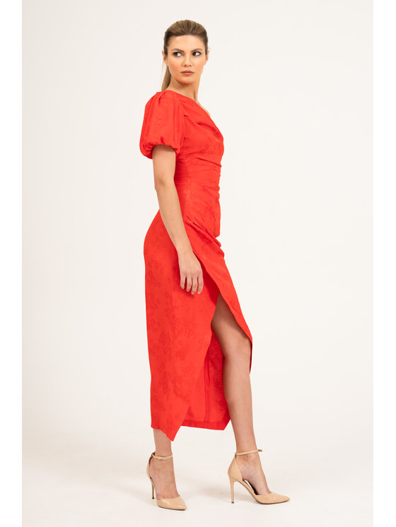 Leimann Leimann Sukienka koktajlowa Elena Czerwony Feminine Fit