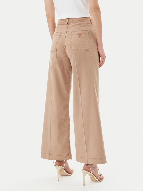 Guess Guess Džínsy W5GA1Y WH7B1 Hnedá Wide Leg