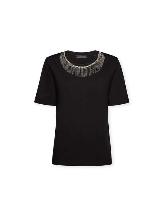 Elena Mirò Elena Mirò T-shirt G272Z000413N033 Nero Boxy Fit