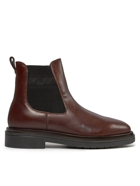 Gant Členková obuv s elastickým prvkom Boggar Chelsea Boot 27651332 Hnedá