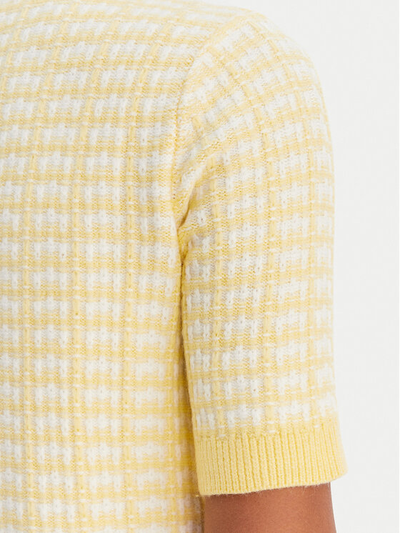 Morgan Morgan Kardigán 261-MIRES Sárga Slim Fit