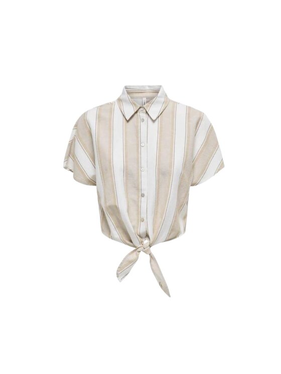 ONLY ONLY Camicia Camicia onljakirilinen ssknot Beige Regular Fit