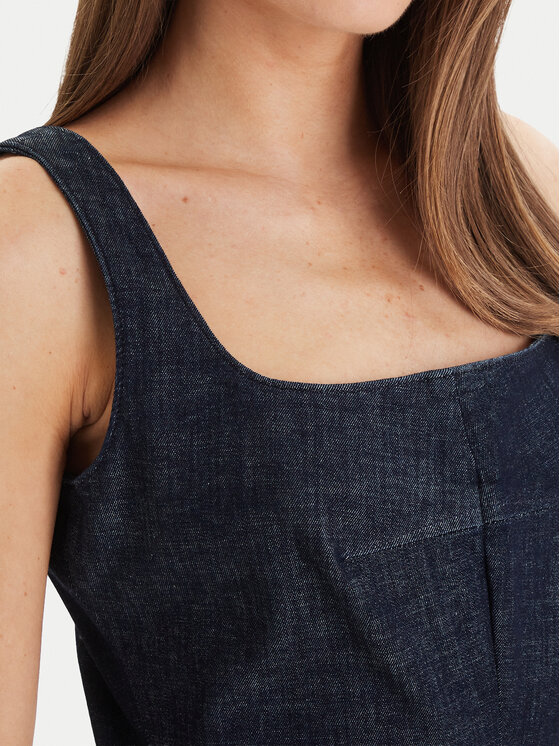 Calvin Klein Calvin Klein Kleid für den Alltag Sculpt LV047F793G Dunkelblau Slim Fit