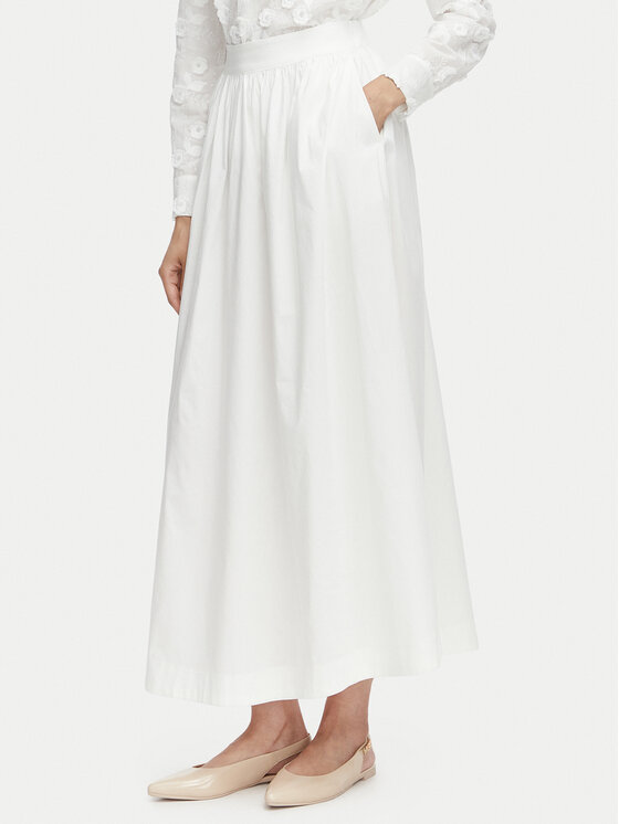Vero Moda Vero Moda Maxi szoknya Friba 10346845 Fehér Regular Fit