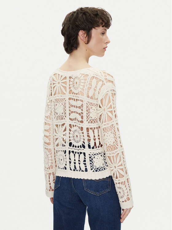 Pepe Jeans Pepe Jeans Kardiganas Olympia PL702273 Smėlio Regular Fit