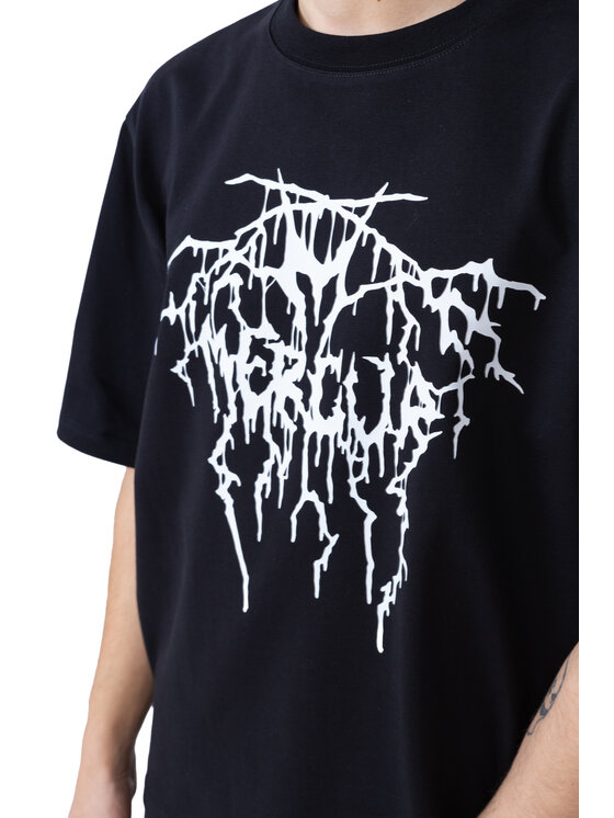 Mercur Mercur T-Shirt Metal Czarny Comfortable Fit