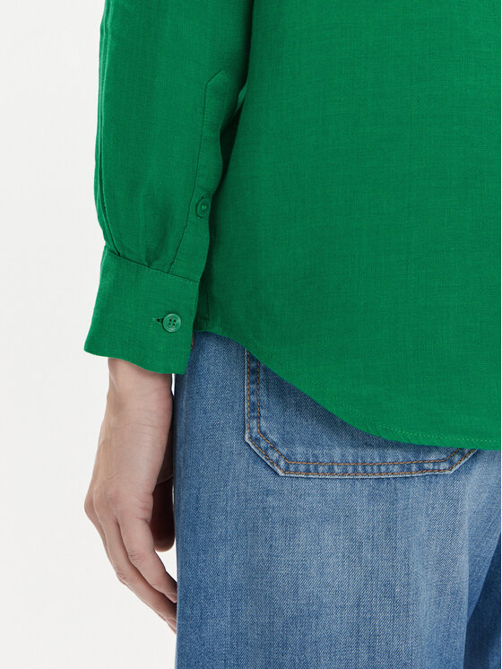 Tommy Hilfiger Tommy Hilfiger Srajca WW0WW42037 Zelena Relaxed Fit