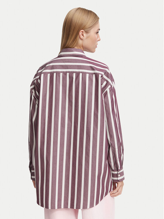 Tommy Jeans Tommy Jeans Hemd Essential DW0DW23340 Violett Oversize