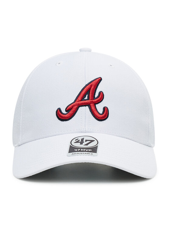 47 Brand Cap MLB Atlanta Braves B-MVP01WBV-WH Weiß | Modivo.at