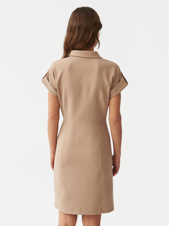 Tatuum Tatuum Vasaras kleita Fila T2405.197 Bēšs Regular Fit