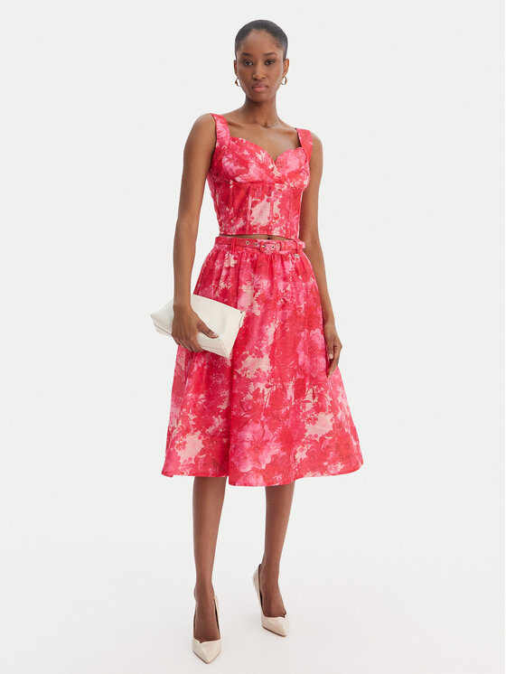 Fracomina Fracomina Top FR25ST2024W775U6 Rosa Slim Fit