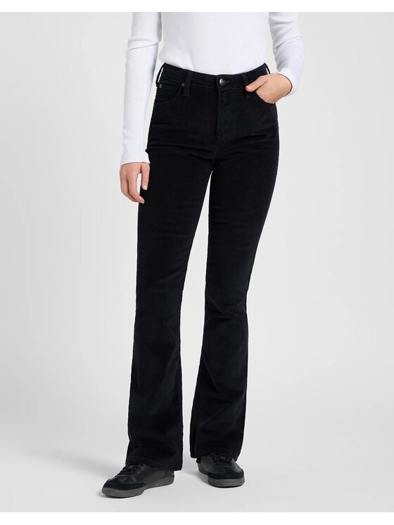 Lee Lee Jeansy BREESE BOOT Czarny Bootcut Fit