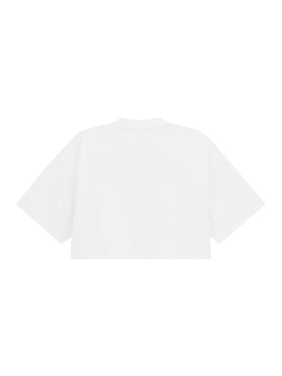 Guess Guess T-Shirt J6RI11 KCNQ4 Bílá Oversize