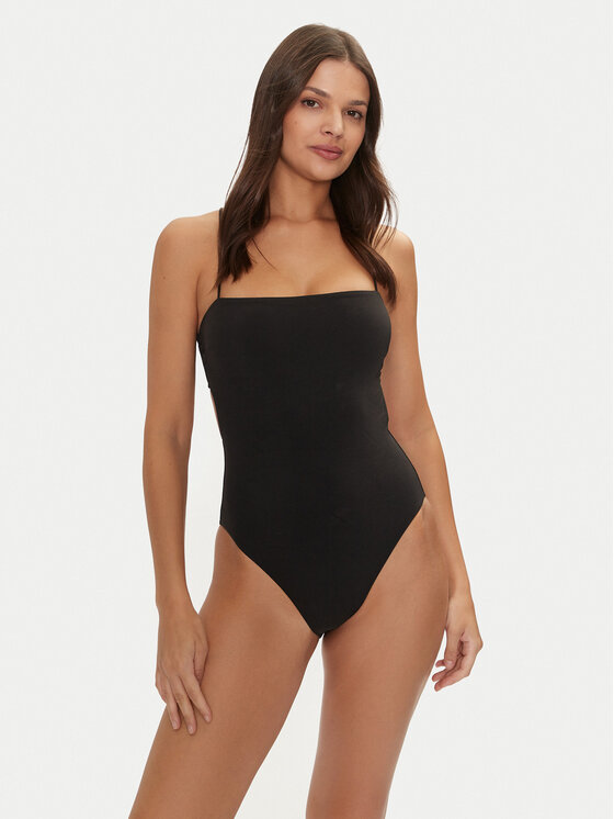 Női Női fürdőruha Calvin Klein Swimwear, Méret: L, Fekete, KW0KW02741
