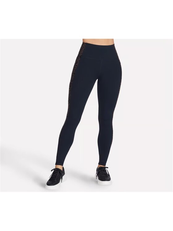Skechers Skechers Legginsy LG73-CHT Czarny Regular Fit