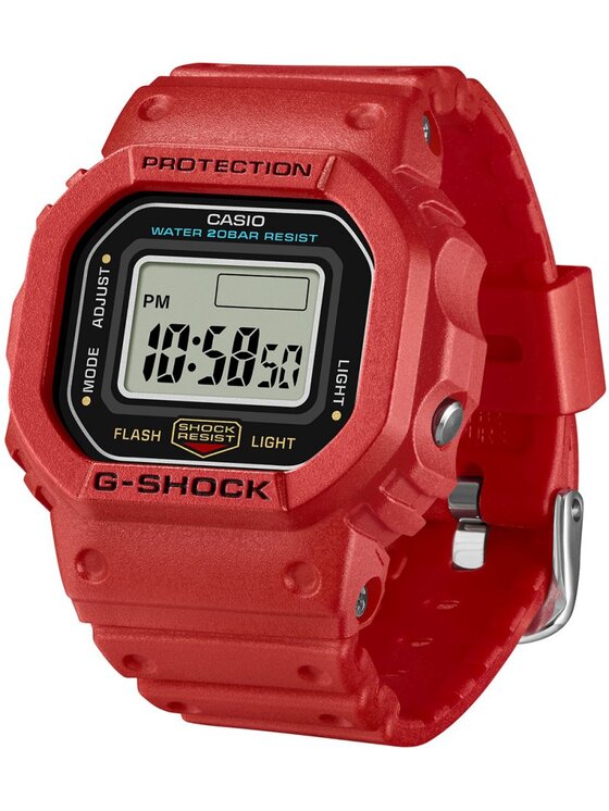 G-Shock G-Shock Zegarek DWN-5600-4ER Czerwony