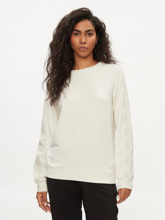 Tommy Hilfiger Tommy Hilfiger Світшот UW0UW04784 Écru Regular Fit