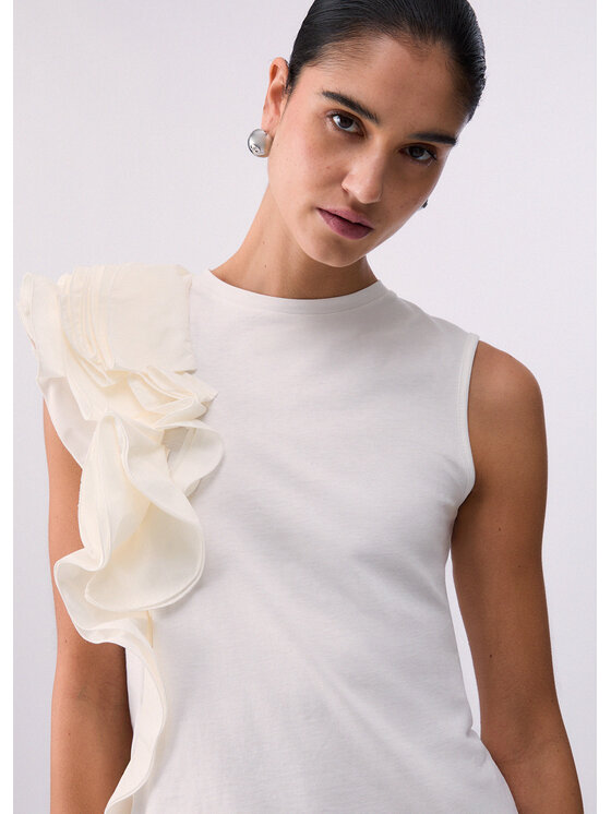 Liu Jo Liu Jo Top CA6385J630811111 Bianco Regular Fit
