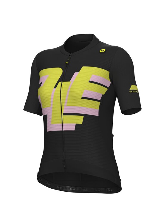 Alé Cycling Alé Cycling Koszulka rowerowa PR-E Sauvage Czarny Fitted Fit