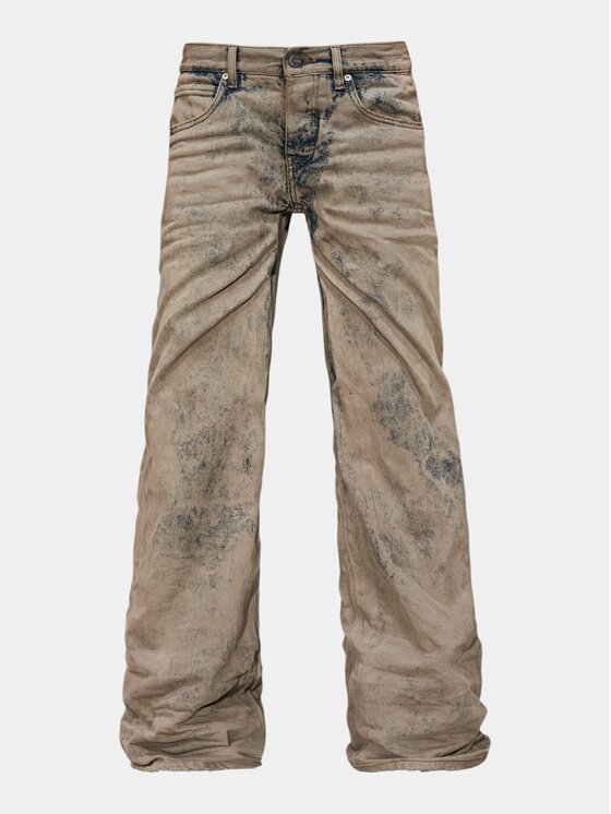 MADE BY SOCIETY MADE BY SOCIETY Spodnie materiałowe TITAN-WASH - P27234 Niebieski Basic Fit