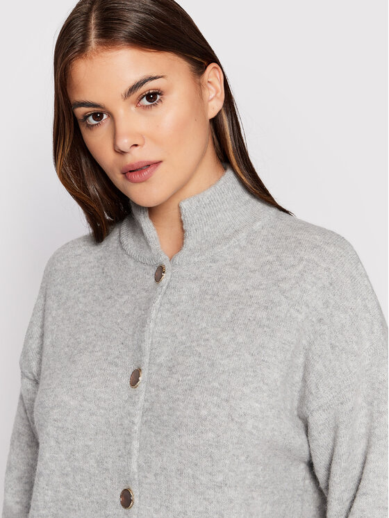 Cardigan Nora 10103610 Grigio Regular Fit