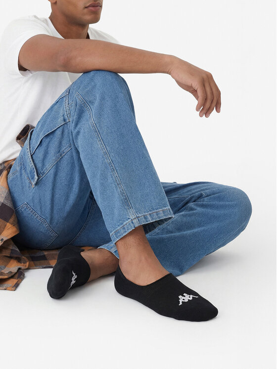 Kappa Kappa Pēdiņas KR_LOST_SS25 (3-PACK) Melns