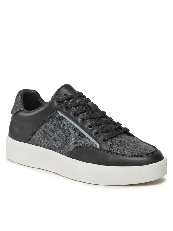 Guess Sneakers Parma 4G FM8PAG LEA12 Schwarz