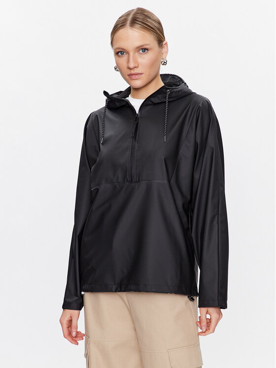 Rains Bunda anorak 18030 Čierna Casual Fit