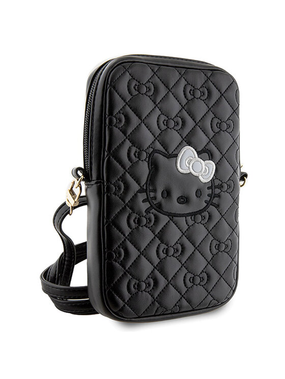 Hello Kitty Hello Kitty Torebka Quilted Bows Strap Czarny