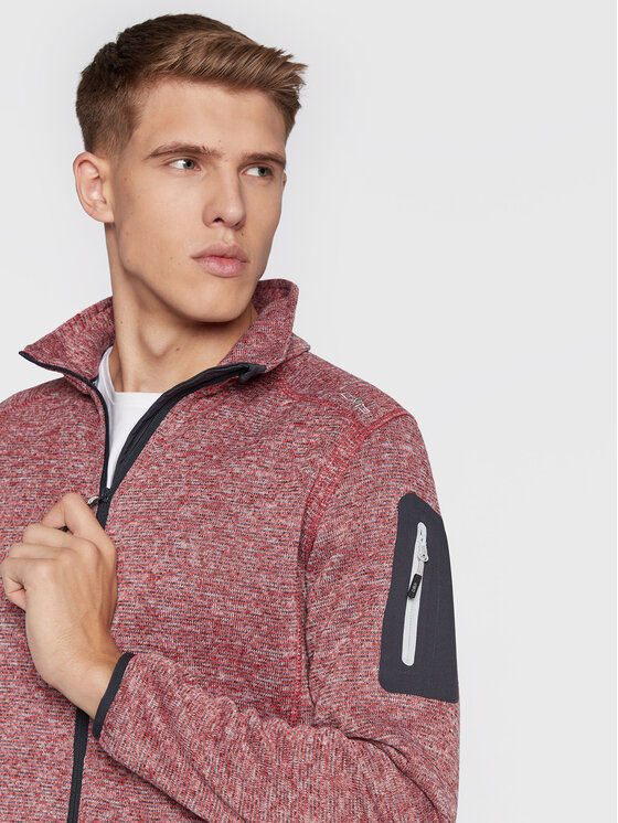 Giacca Pile Pesante CMP Uomo - Tecnologia Knit-Tech, Calda E Confortevole, Per Outdoor E Tempo Libero