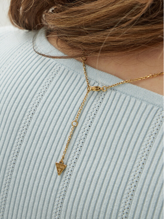 Guess Guess Ogrlica JUBN05 056JWzłoty Zlatna