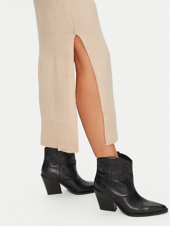 Brave Soul Brave Soul Трикотажна сукня LKD-230MINGLGBST Бежевий Regular Fit