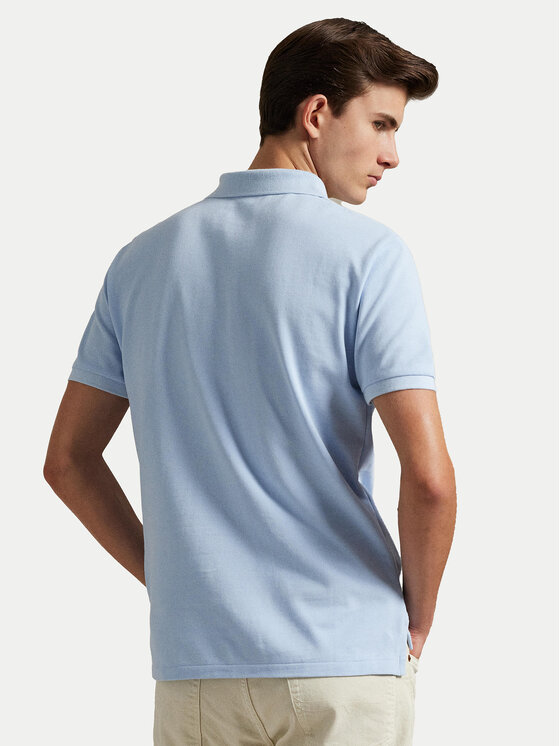 Polo Ralph Lauren Polo Ralph Lauren Polo marškinėliai 710536856475 Tamsiai mėlyna Slim Fit