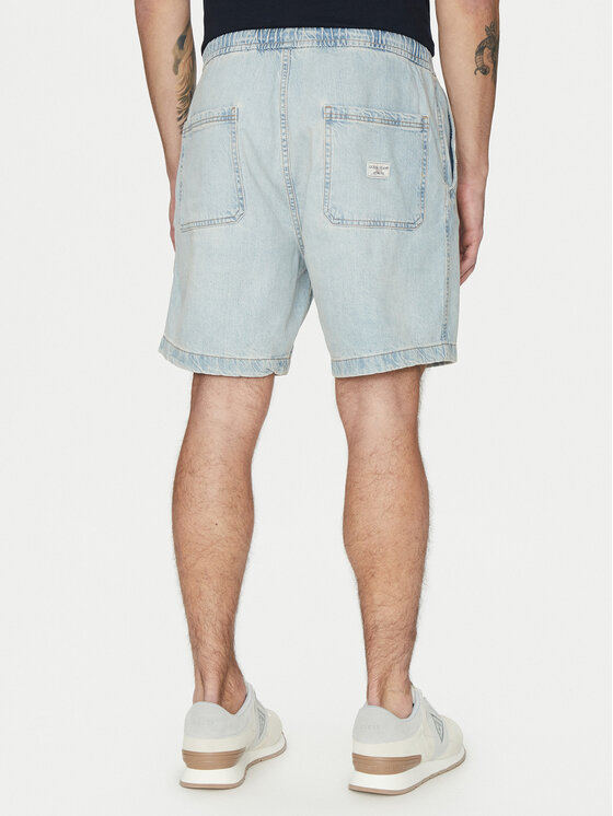 Guess Jeans Guess Jeans Pantaloni scurți de blugi M5GD35 D5M51 Albastru celest Regular Fit