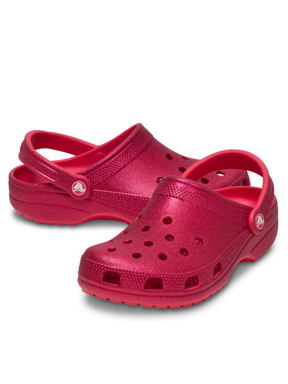 Crocs Crocs Šľapky Classic Glitter Clog 205942 Ružová
