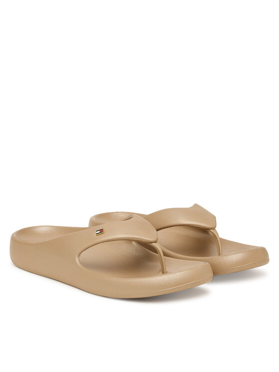 Tommy Hilfiger Tommy Hilfiger Zehentrenner Pearlized FW0FW09201 Beige