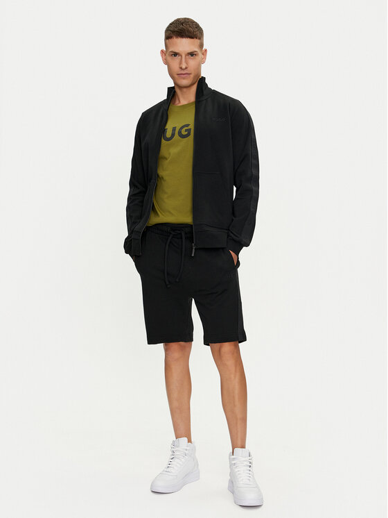 HUGO Hugo Sportske kratke hlače Tonal Logo 50520492 Crna Regular Fit